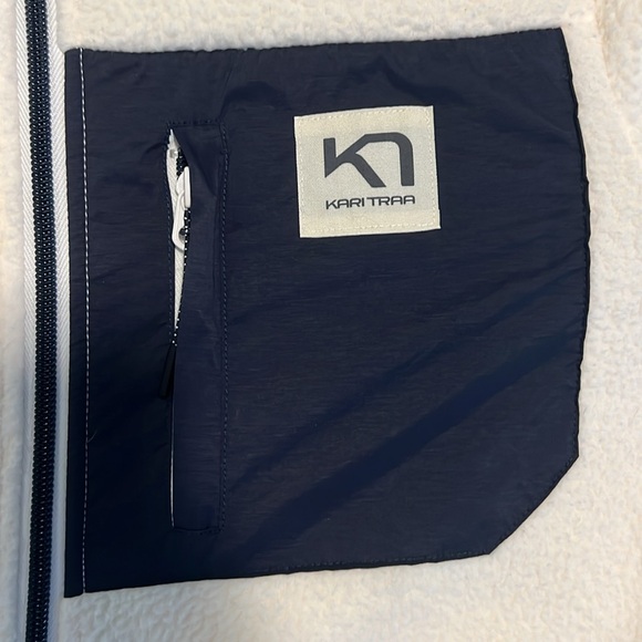 NWOT Kari Traa Rothe L Hood Jacket in Natural White Size XS - Picture 4 of 6